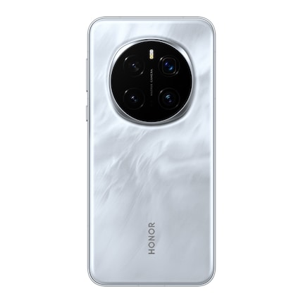 Questa volta, Honor ha combinato il tipico modulo fotocamera rotondo e grande con un retro marmorizzato.