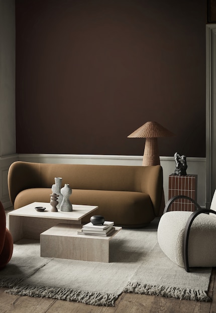Ihr monochromer Look lässt das Design «Dou» förmlich mit dem Interior verschmelzen.