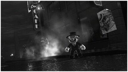 Super Mario nei panni di un detective che beve e fuma sarebbe qualcosa di speciale.