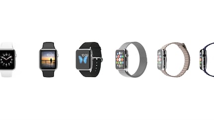 Die allererste Apple Watch sieht nicht nur aus wie die aktuellen Modelle, sie zeigt auch dieselbe Uhrzeit.