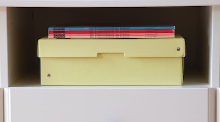 In der Pure Box (240 mm x 320 mm x 100 mm) haben Magazine und andere A4-Formate locker Platz.