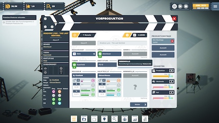 La planification du film est essentielle dans le jeu.