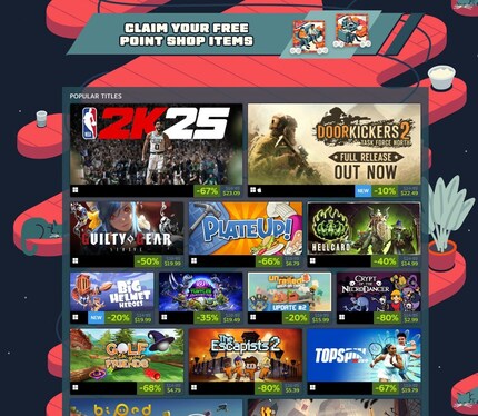 Su Steam vengono organizzate regolarmente campagne di sconti.