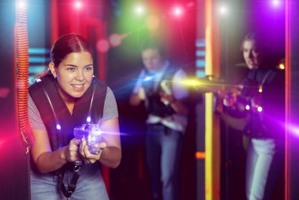 Lasertag ist momentan ein Volltreffer, wenn es nach den Kindern geht.