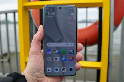 Ein großes Telefon.