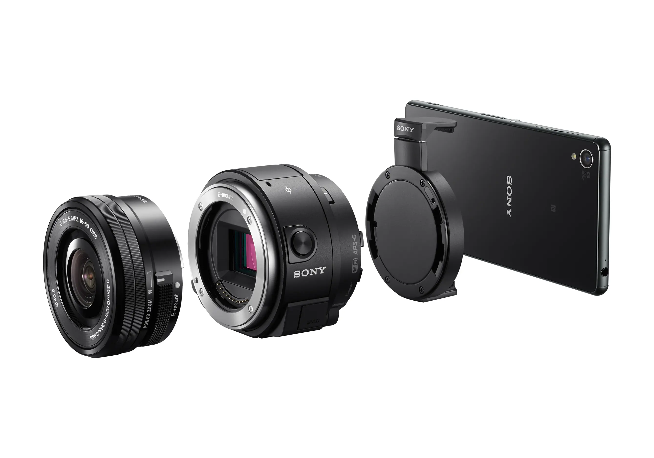 Das Sony QX war ein Adapter mit Bildsensor für Wechselobjektive.