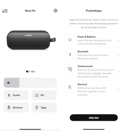 In der App kannst du die Shortcut-Taste selber definieren.