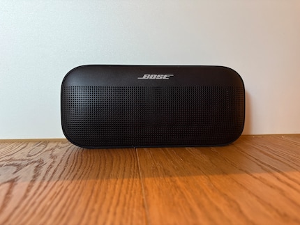 The mesh protects against dust and water – and sits right in front of a single broadband driver.