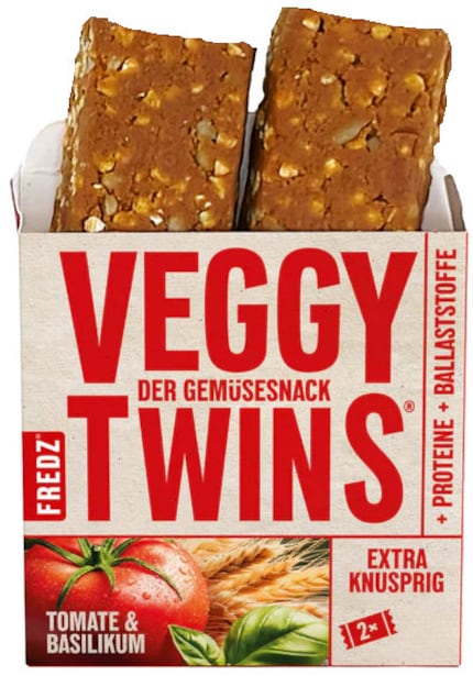 Le barrette vegetali Fredz non hanno zuccheri aggiunti.