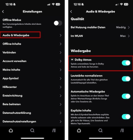Mit Dolby Atmos fühlst du dich wie am Konzert.