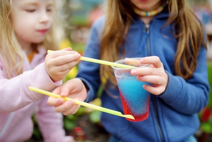 Una granita estiva: i bambini amano le granite.