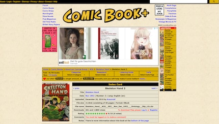 Comic Book Plus archive les bandes dessinées américaines depuis 1938.