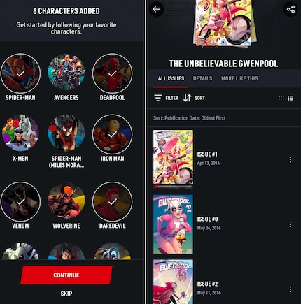 Marvel Unlimited vous propose de plonger dans l’univers des superhéros. Ma chère Gwenpool est même de la partie.