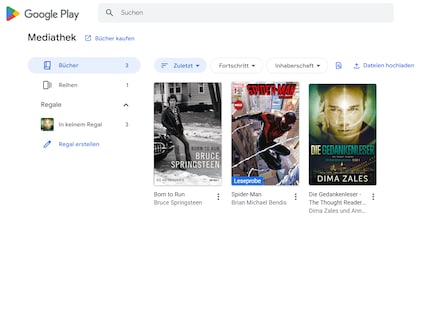 Google me permet d’accéder à mes bandes dessinées et livres de n’importe où.