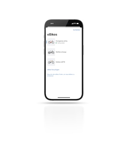 L'application eBike Flow permet de gérer jusqu'à six vélos électriques dans son propre compte.