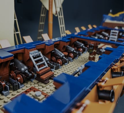40 cannoni sono a bordo della Queen Anne's Revenge.