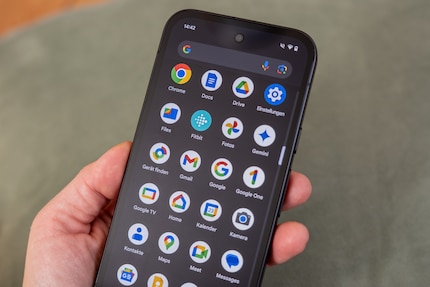 Dans les applications, vous trouverez la suite Google, mais pas d’autres fournisseurs.
