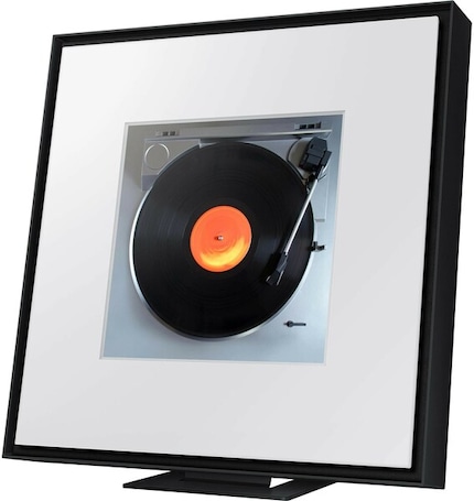 Le Music Frame stylé pour un son brillant et un design décoratif.