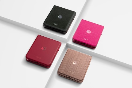 Le varianti di colore e materiale del razr 60 Ultra