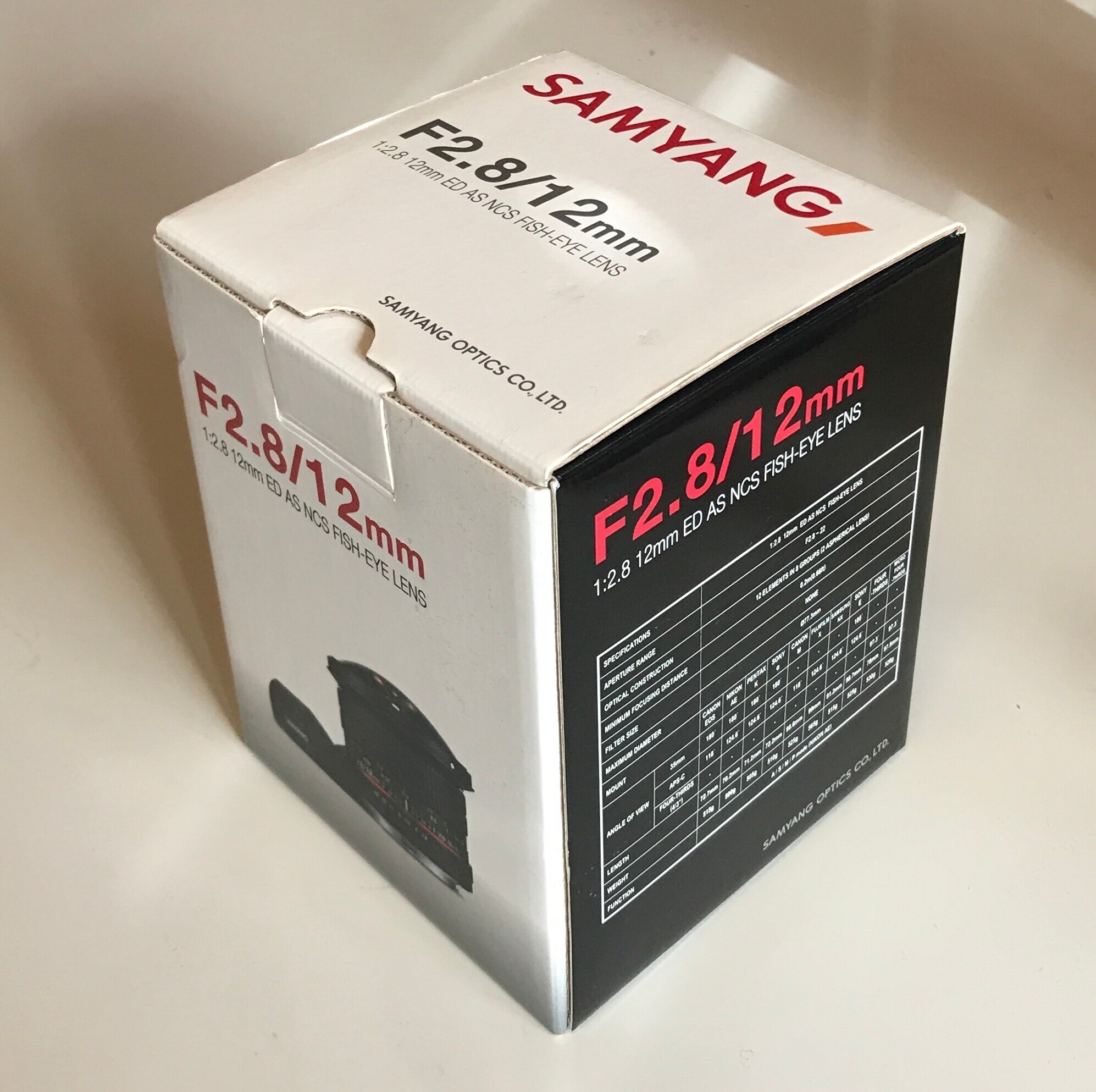 Image du produit Samyang 12mm F2.8 Samsung NX (Samsung NX, Plein format)