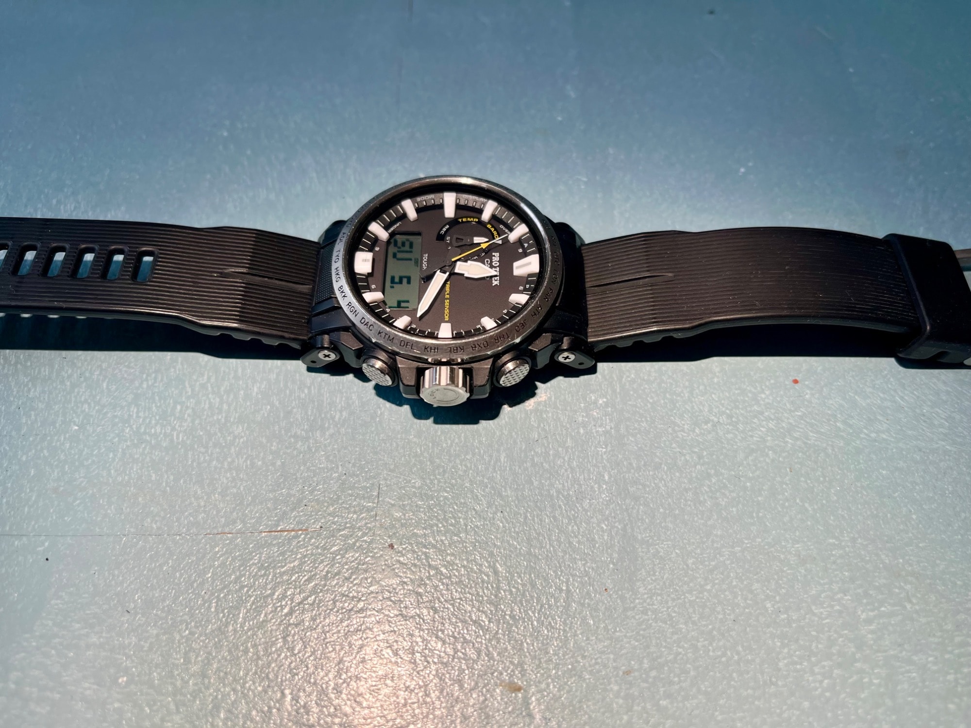 Immagine prodotto Casio Pro Trek (Orologio digitale, Orologio da polso analogico, Cronografo, 47 mm)