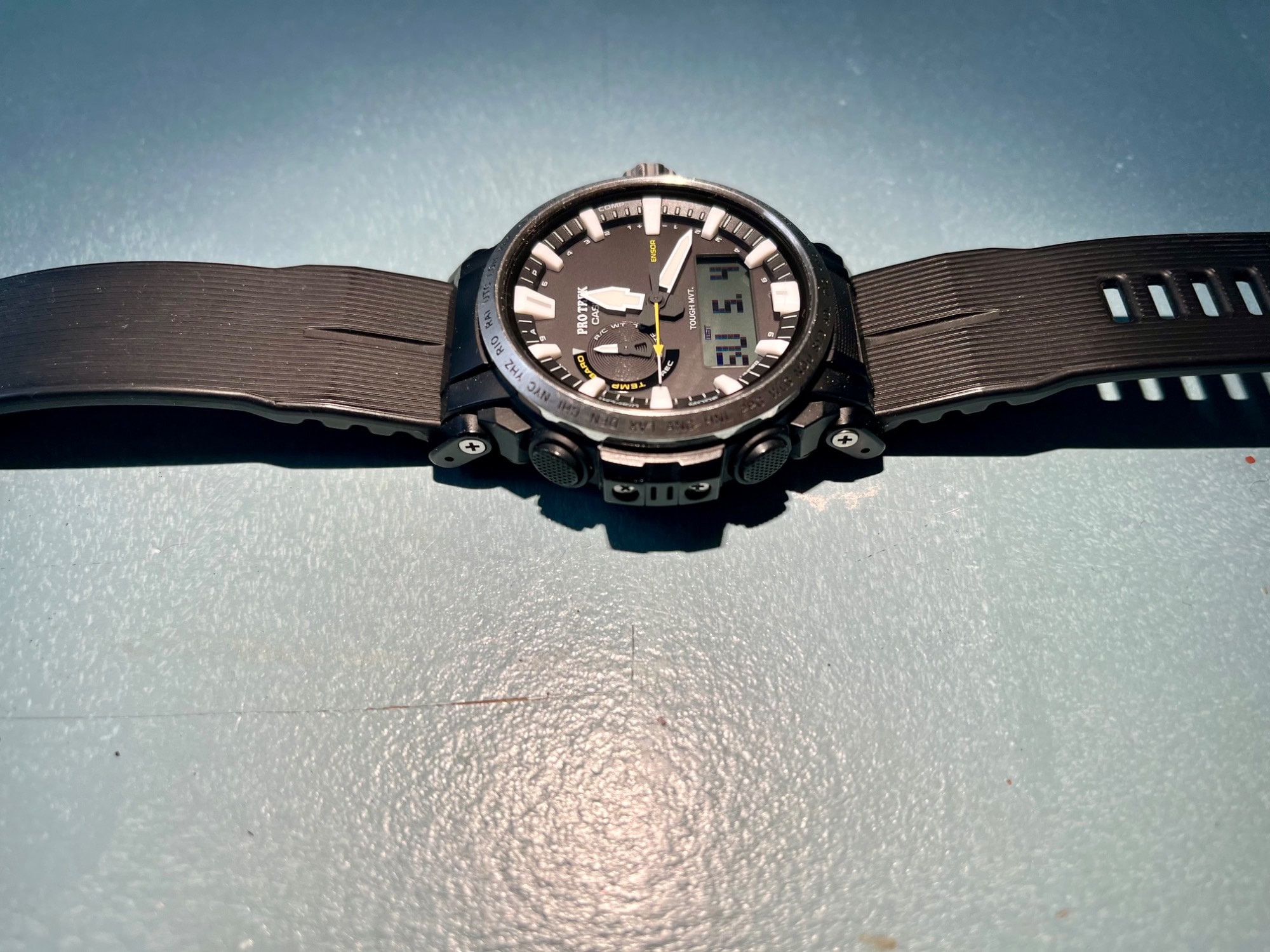 Immagine prodotto Casio Pro Trek (Orologio digitale, Orologio da polso analogico, Cronografo, 47 mm)