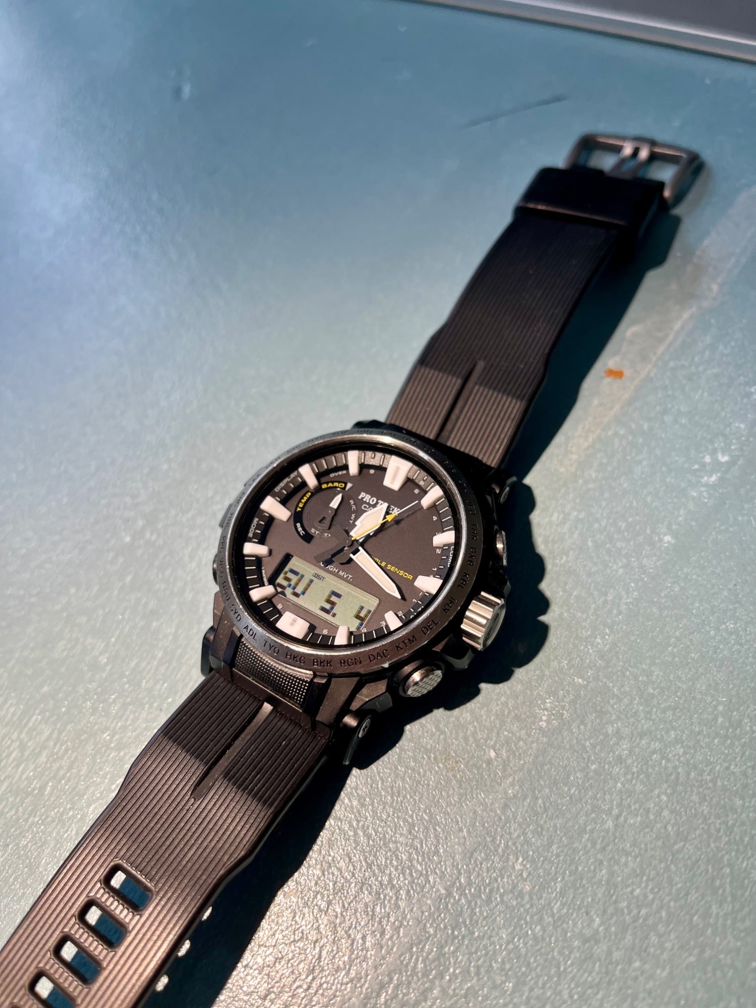 Immagine prodotto Casio Pro Trek (Orologio digitale, Orologio da polso analogico, Cronografo, 47 mm)