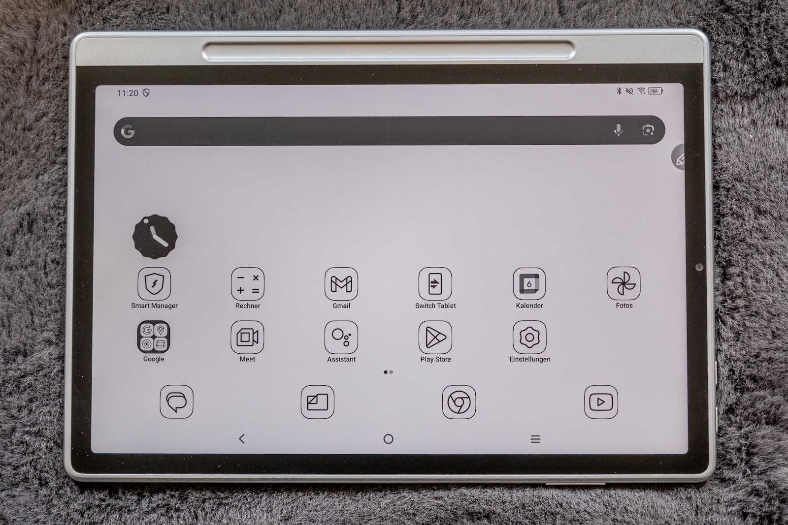 Der Tintenpapier-Modus kommt E-Ink am nächsten.