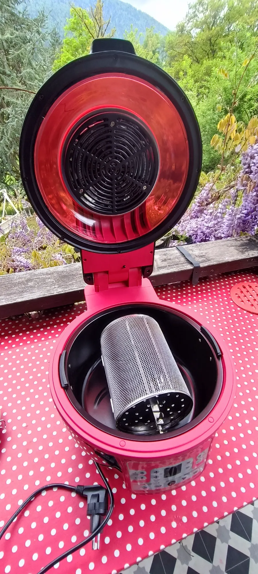 Produktbild Klarstein VitAir Turbo Heissluftfritteuse, Rot/Schwarz