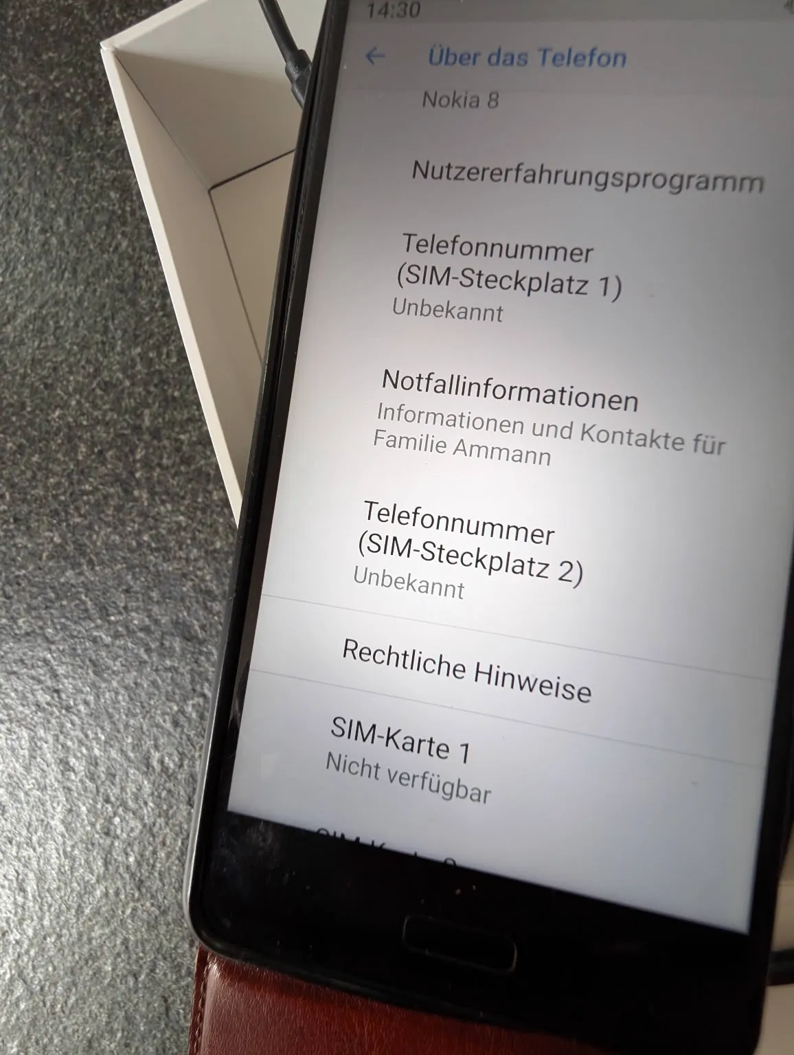 Image du produit Nokia 8 (64 Go, Bleu tempéré, 5.30", Double SIM hybride, 13 Mpx, 4G)