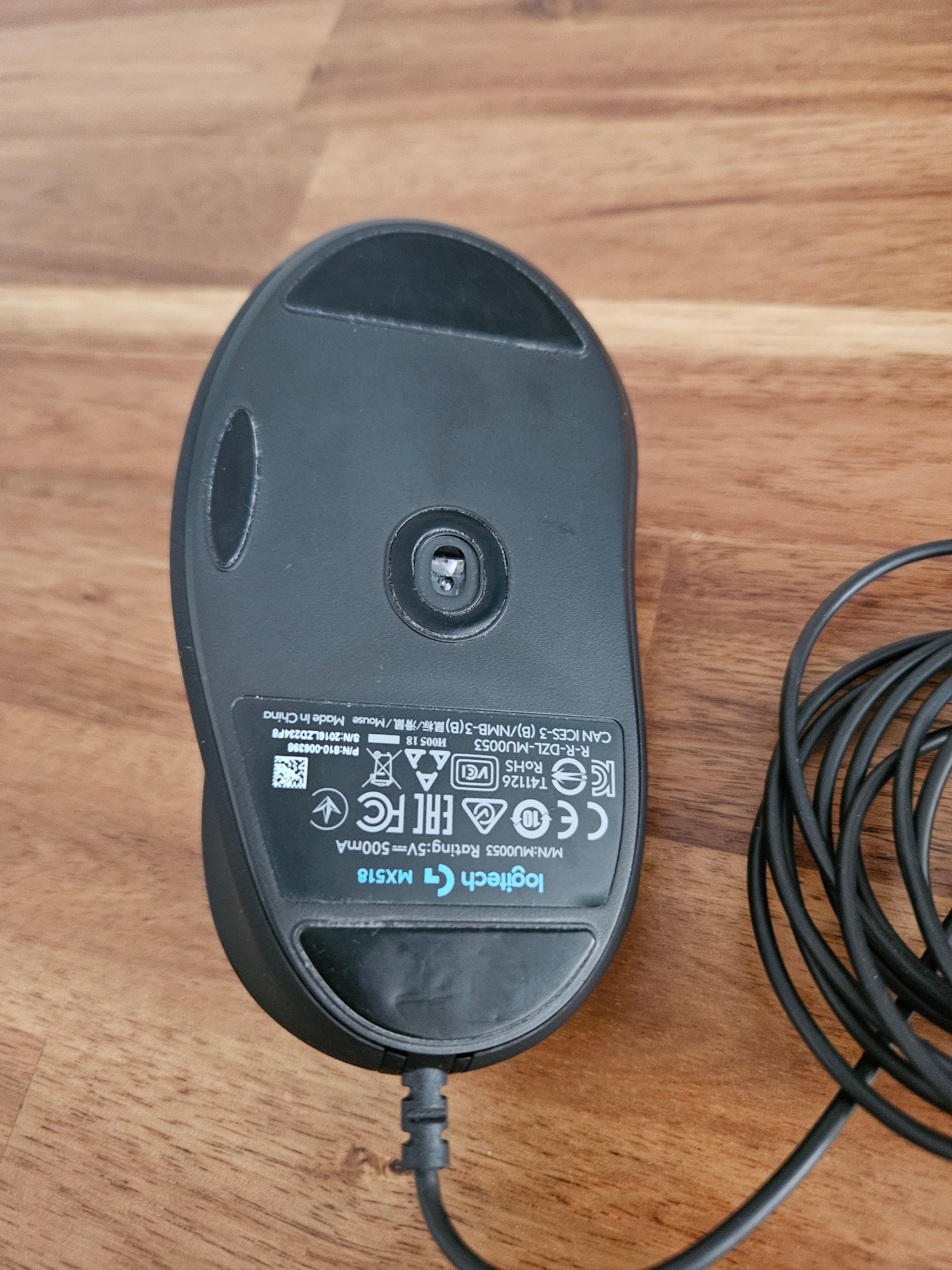 Produktbild Logitech G MX518 (Kabelgebunden)