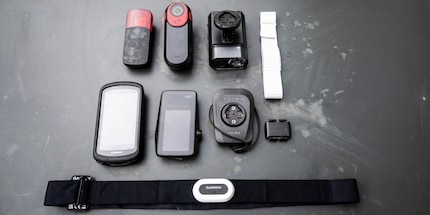 Beaucoup de gadgets pour une seule activité : divers accessoires proposés par différents fournisseurs, de Garmin à Coros.