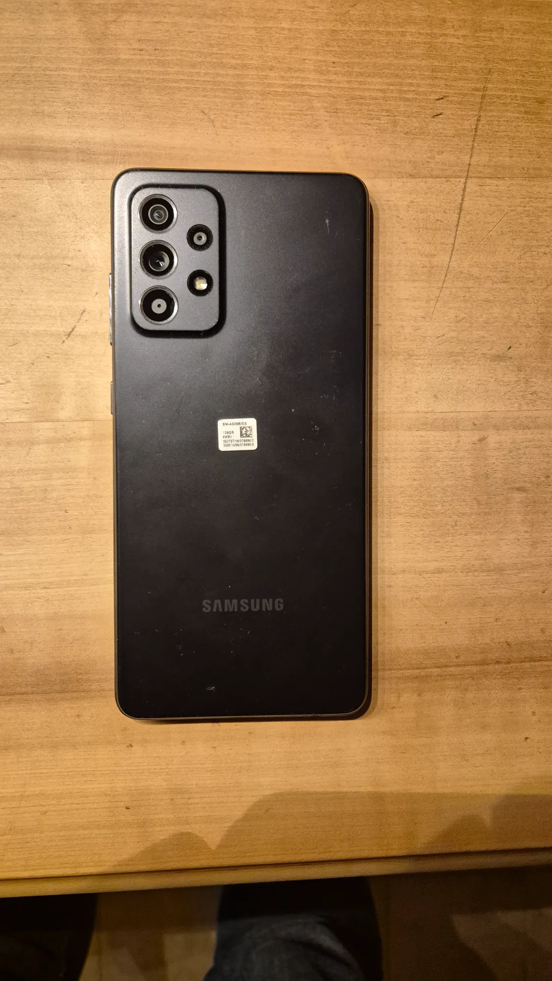Actual product image Samsung Galaxy A52 5G (128 GB, Black, 6.40", Dual SIM, 64 Mpx, 5G)