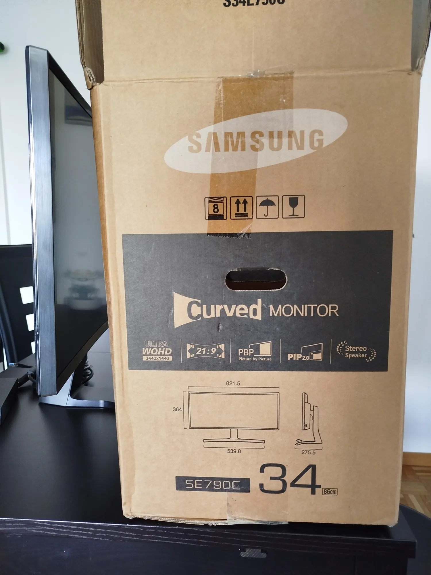 Produktbild Samsung Ls34e790cns (3440 x 1440 Pixel, 34")