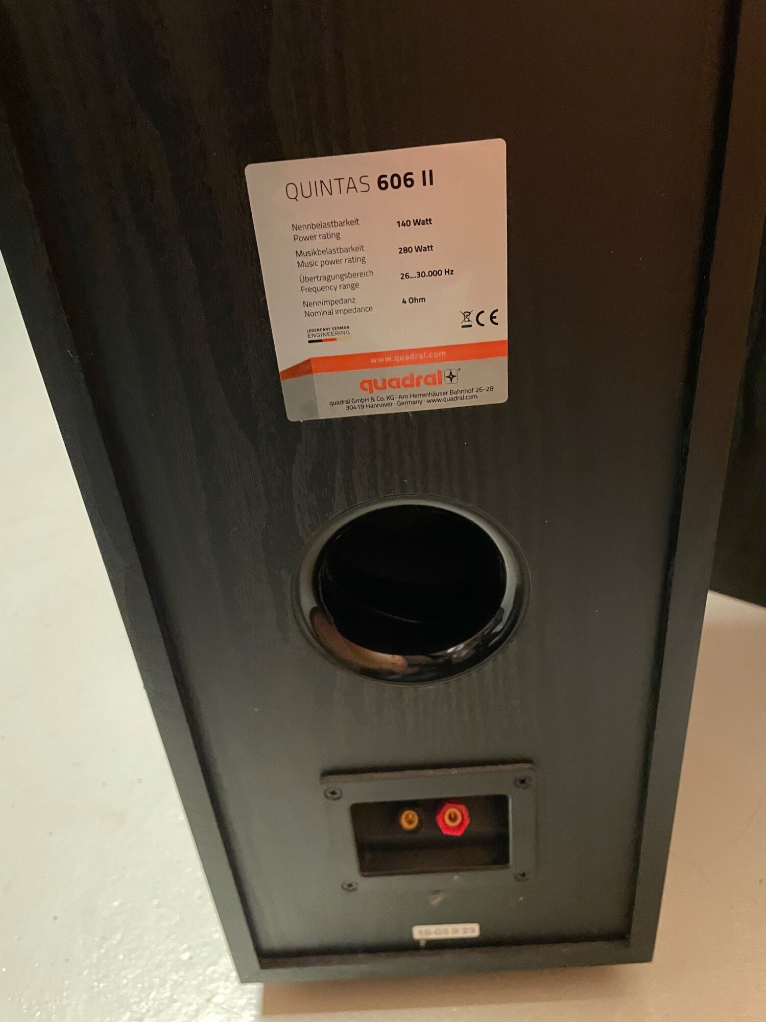 Actual product image Quadral Quintas 606 II (1 pcs., 280 W)