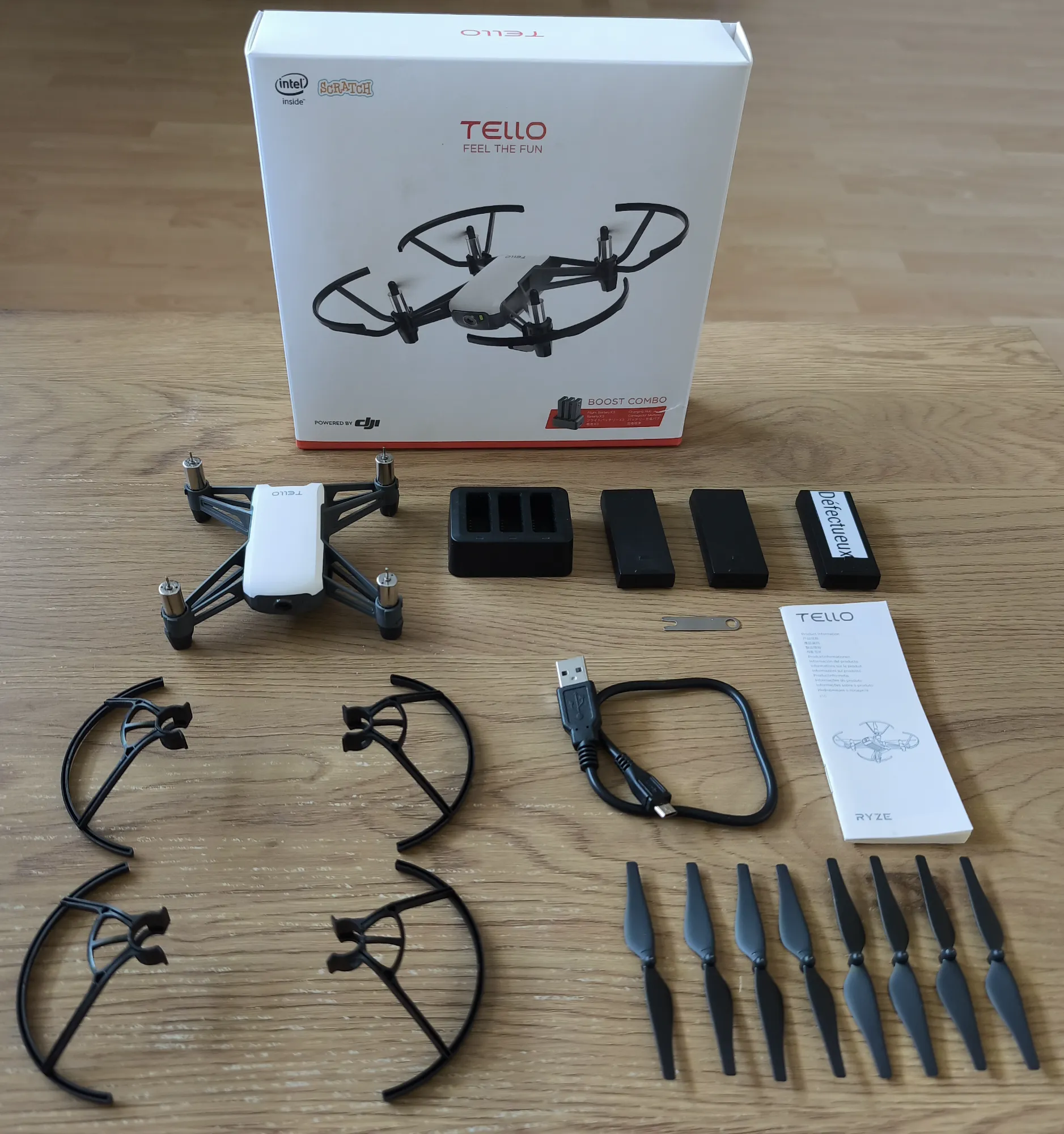 Produktbild Ryze Tech Tello Boost Combo (13 min, 80 g, 5 Mpx)