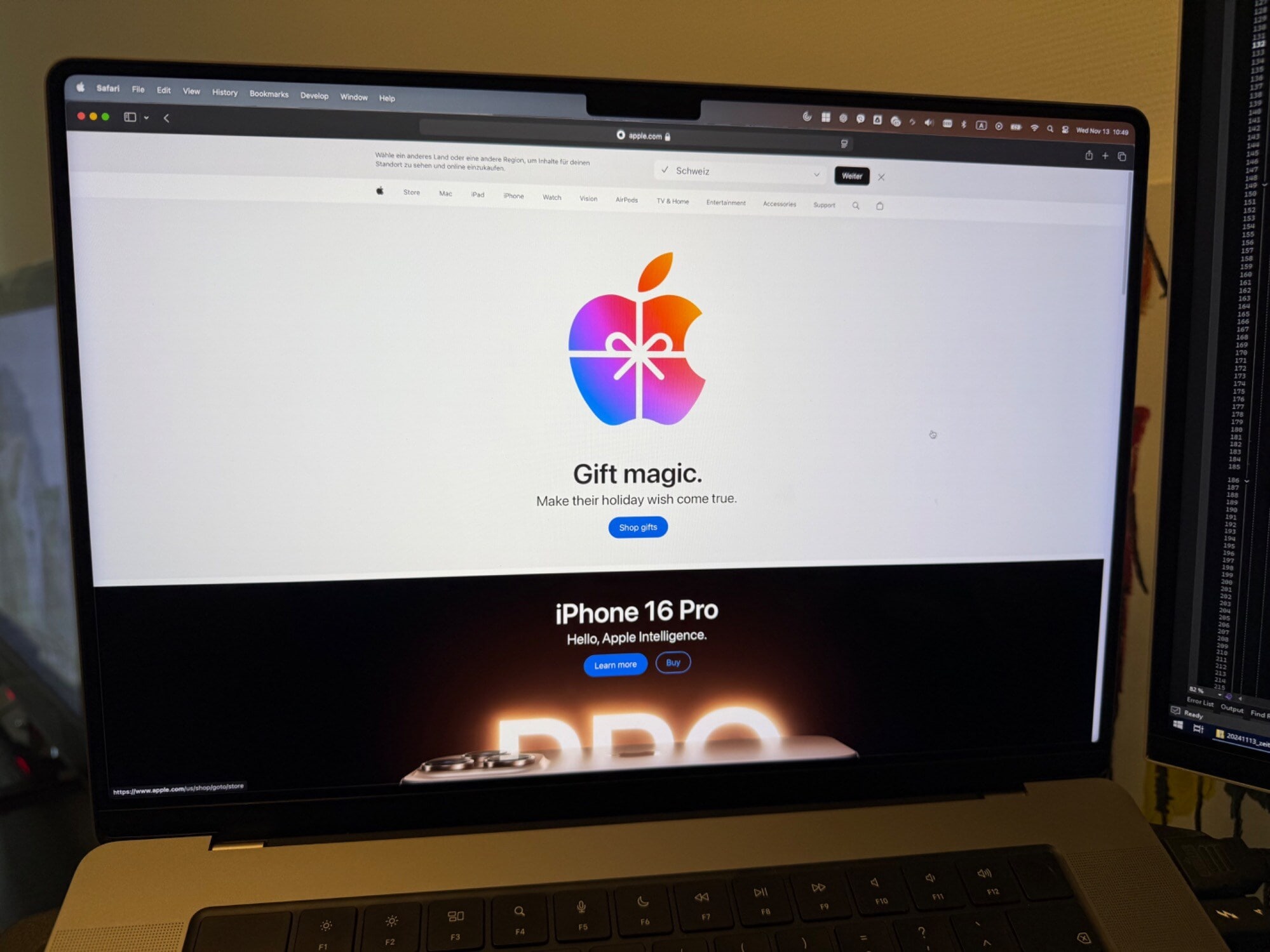Produktbild Apple MacBook Pro – 2023 (16", M2 Max, 64 GB, 1000 GB, CH)