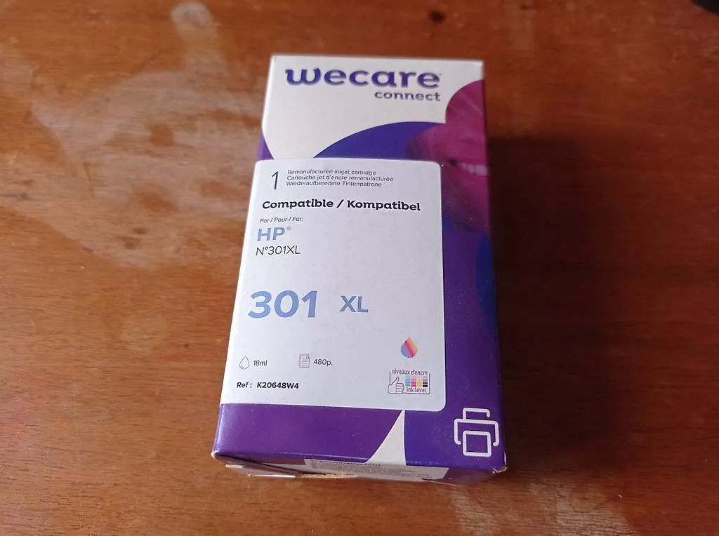 Immagine prodotto Wecare Inchiostro 301XL a colori ricostruito CH564EE per HP DeskJet 2050 18ml (CL)