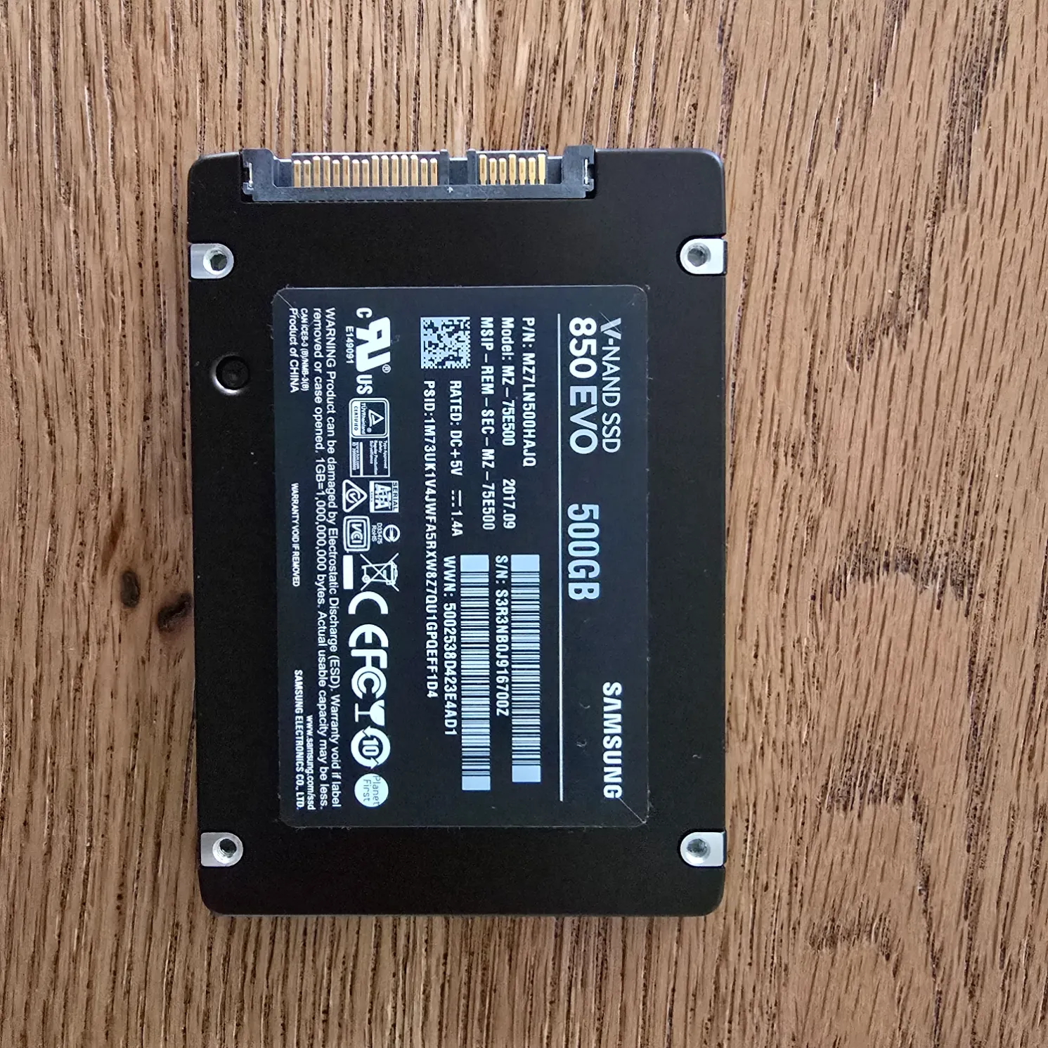 Immagine prodotto Samsung 850 EVO Basic (500 GB, 2.5")