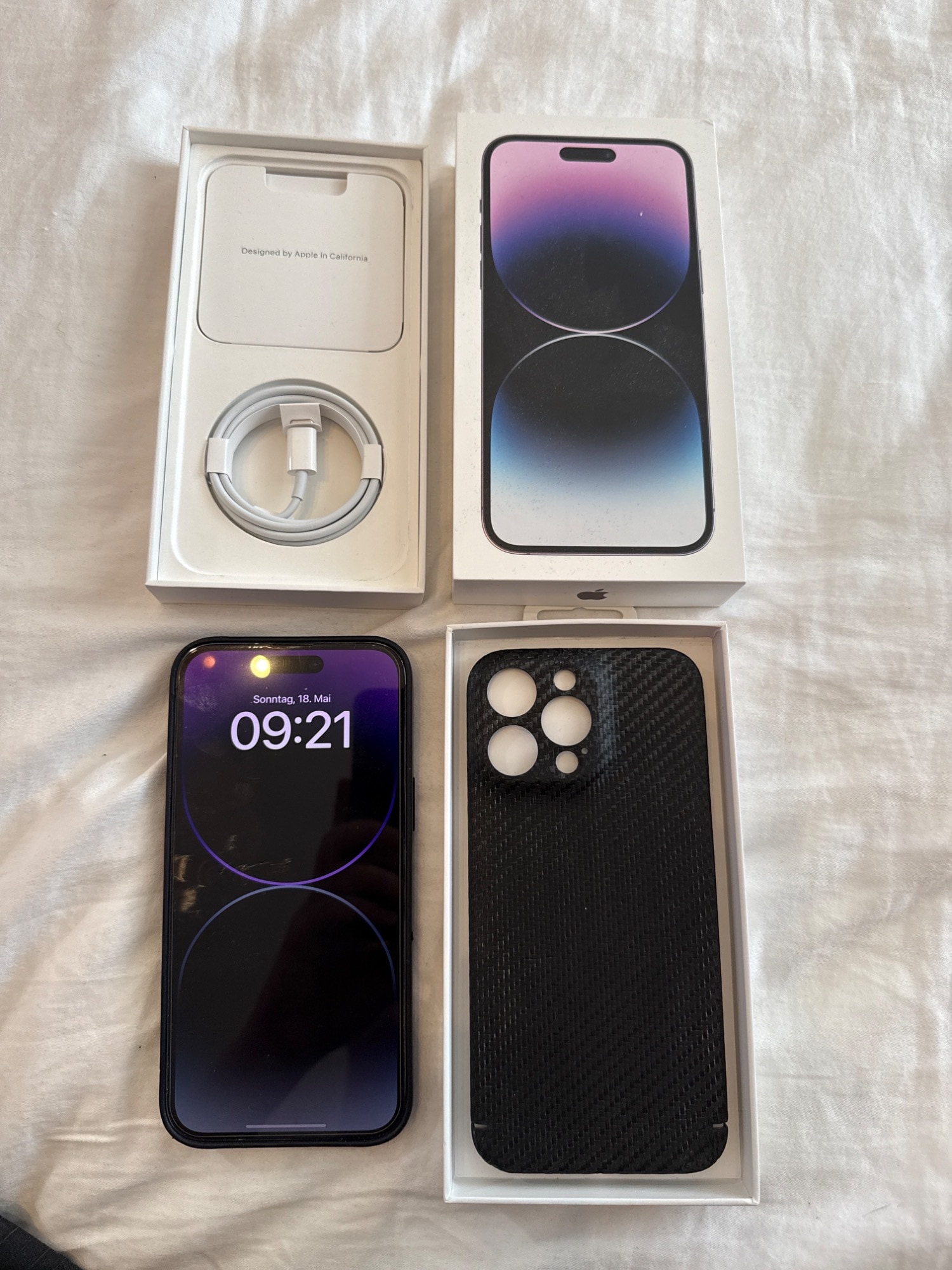 Produktbild Apple iPhone 14 Pro Max (256 GB, Deep Purple, 6.70", SIM + eSIM, 48 Mpx, 5G)