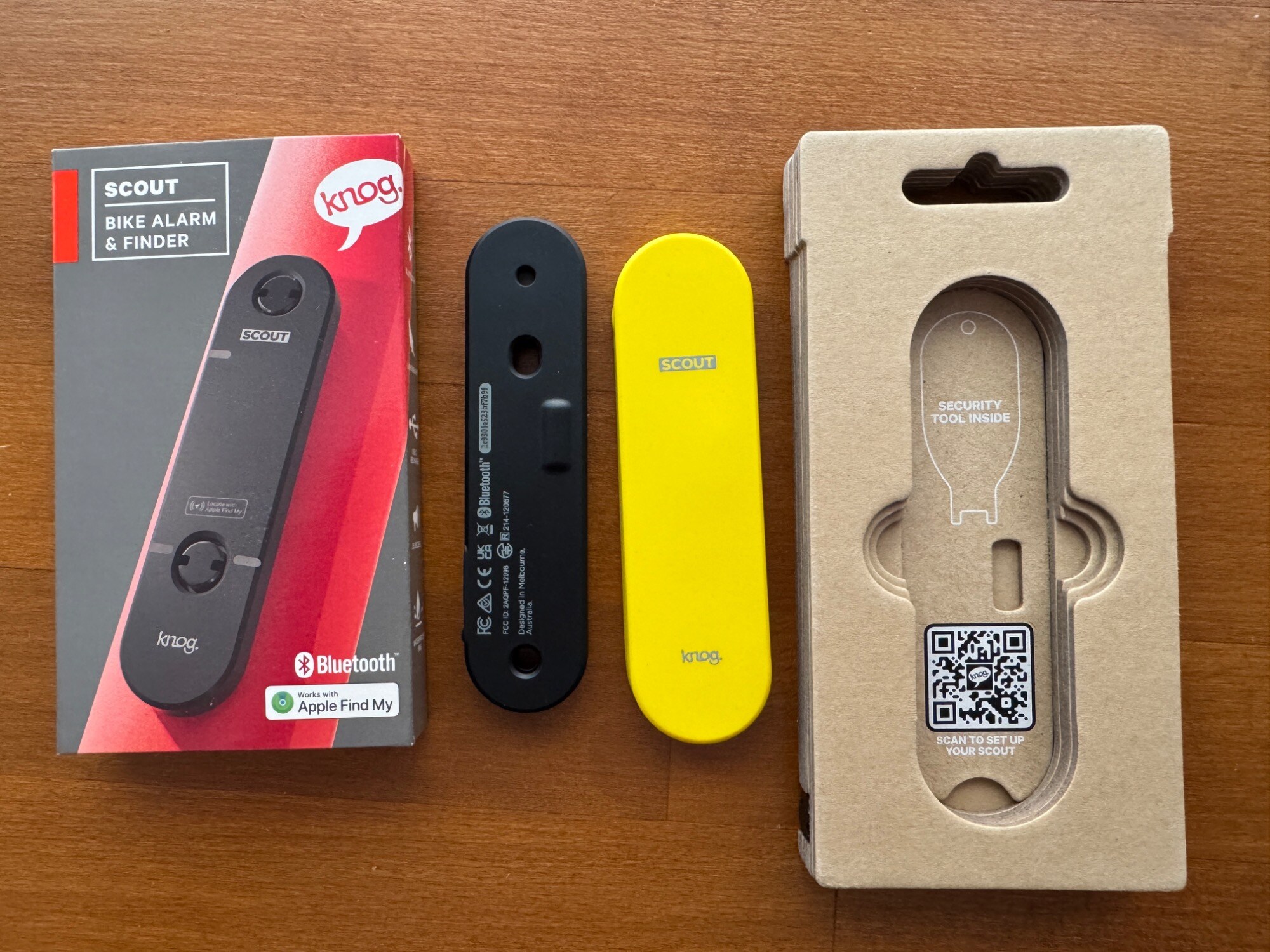 Produktbild knog. Spezialschloss Scout Bike Alarm & Finder (iOS)