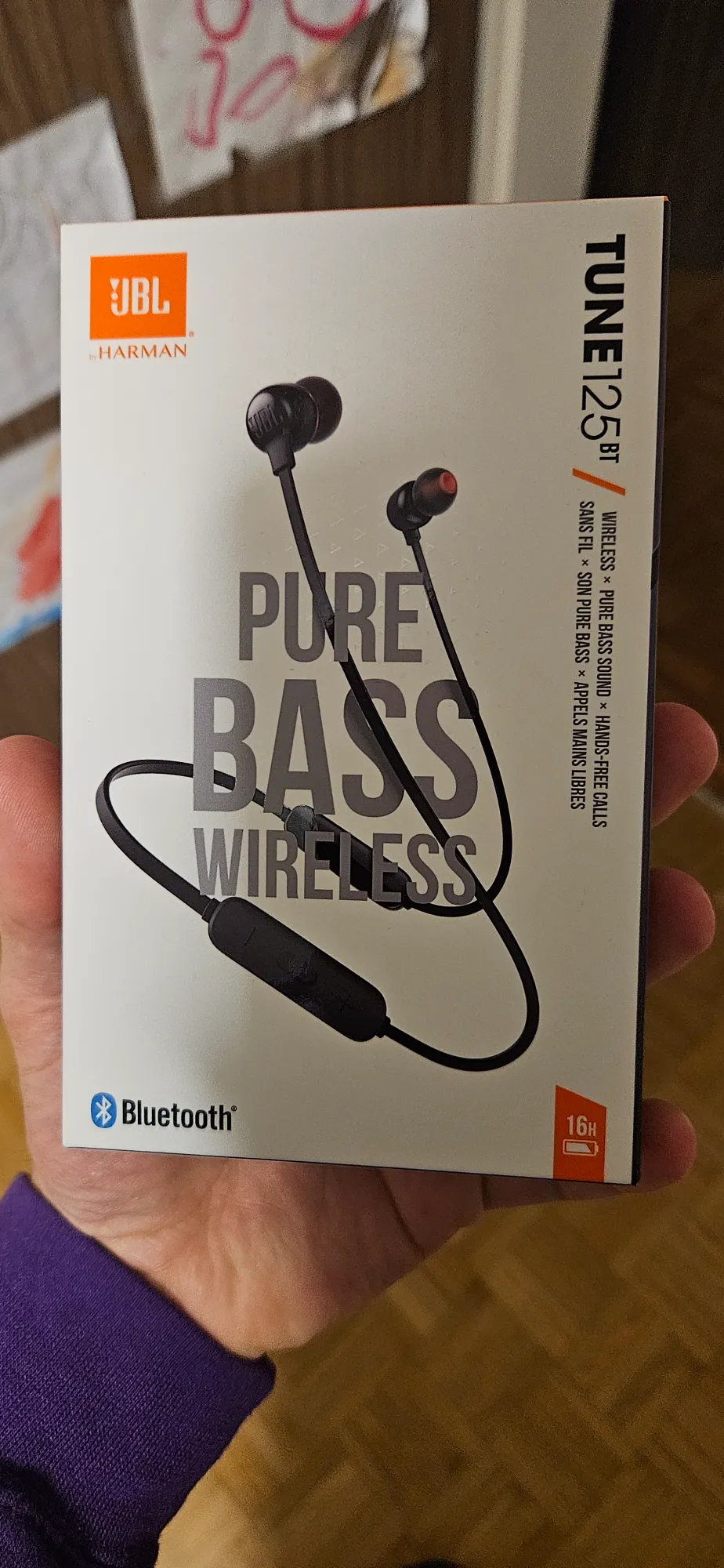 Image du produit JBL Tune 125BT (ANC, 16 h, Sans fil)