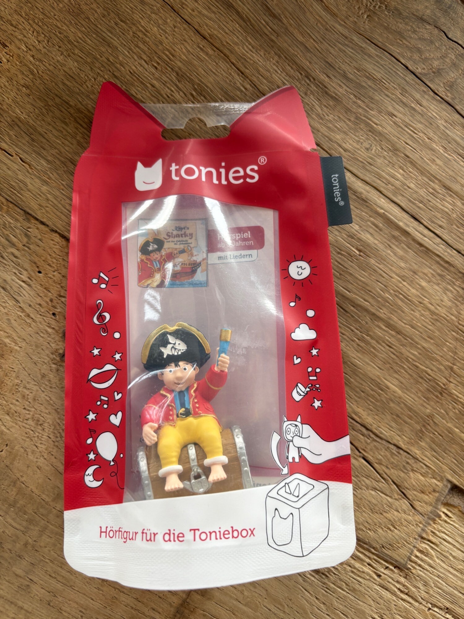 Produktbild Tonies Hörbuch Tonie - Käpt'n Sharky und das Geheimnis der Schatzinsel (Deutsch)