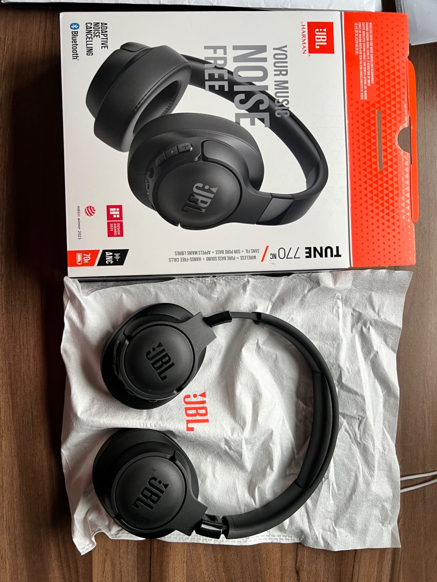 Actual product image JBL Tune 770NC (ANC, 39 h, Wireless)