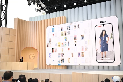 The AI only needs a photo of you for the virtual fitting.