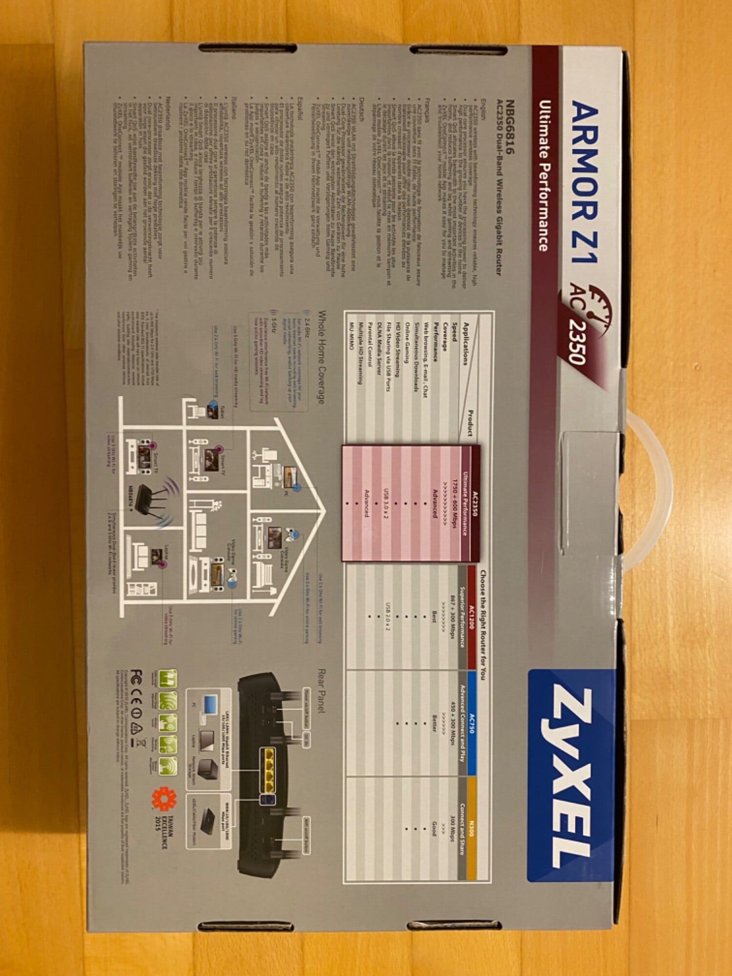 Actual product image Zyxel Armor Z1, ac1733/n600