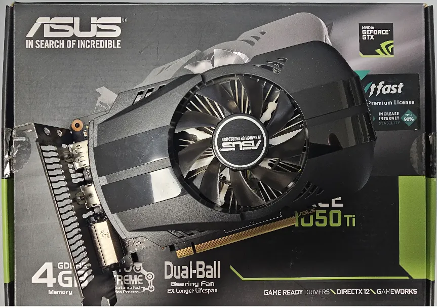 Immagine prodotto ASUS PHOENIX GeForce GTX 1050 Ti 4G (4 GB)