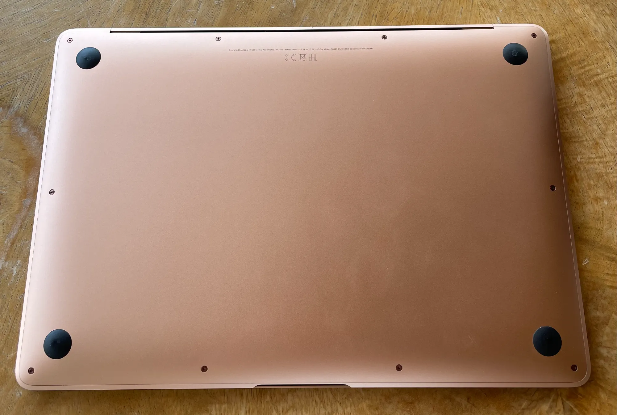 Actual product image Apple MacBook Air – Late 2020 (13.30", M1, 16 GB, 1000 GB, CH)