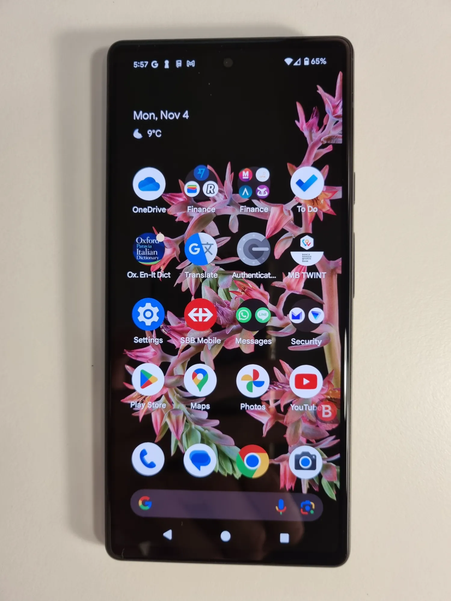 Image du produit Google Pixel 6 (128 Go, Stormy Black, 6.40", SIM + eSIM, 50 Mpx, 5G)