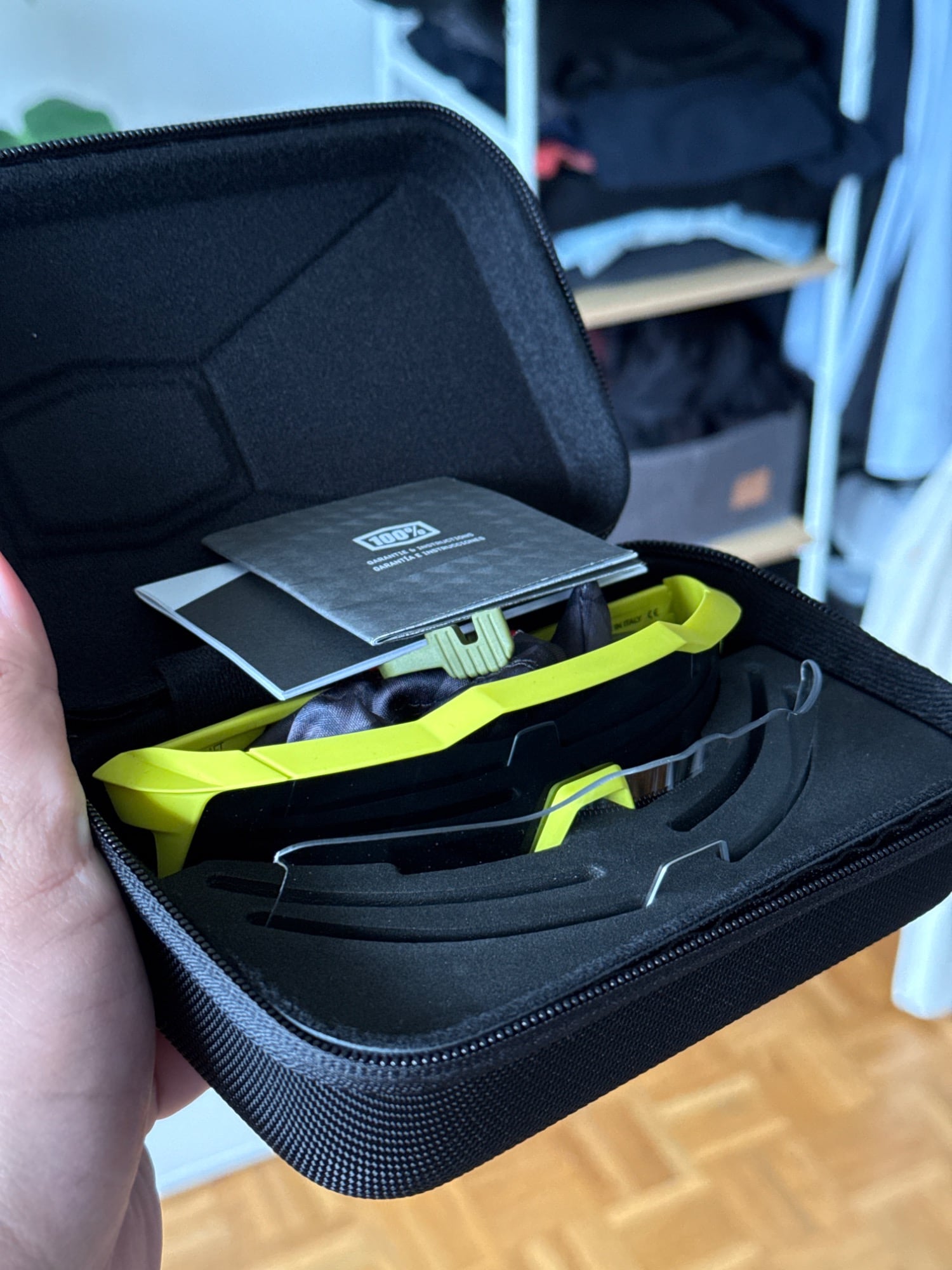Produktbild 100% Speedcraft SL (soft tact banana, Schwarz)